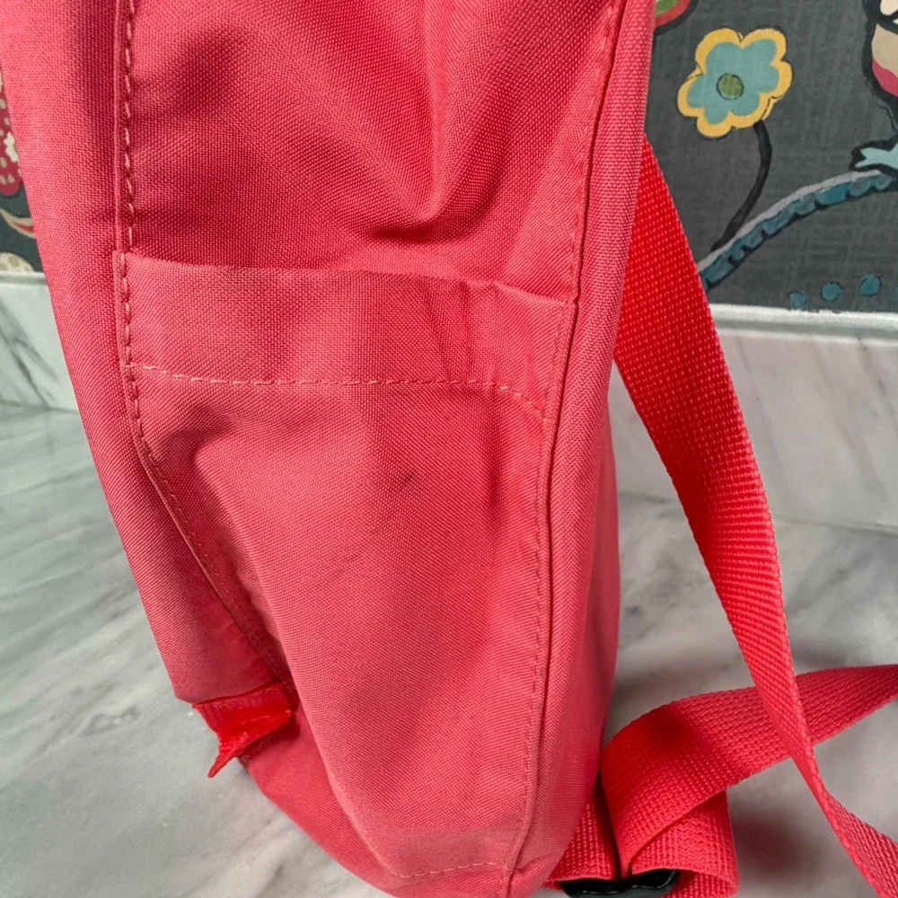 Fjallraven Kanken Mini Backpack Pink Vinylon F Small Daypack 23510 12x9x5 READ